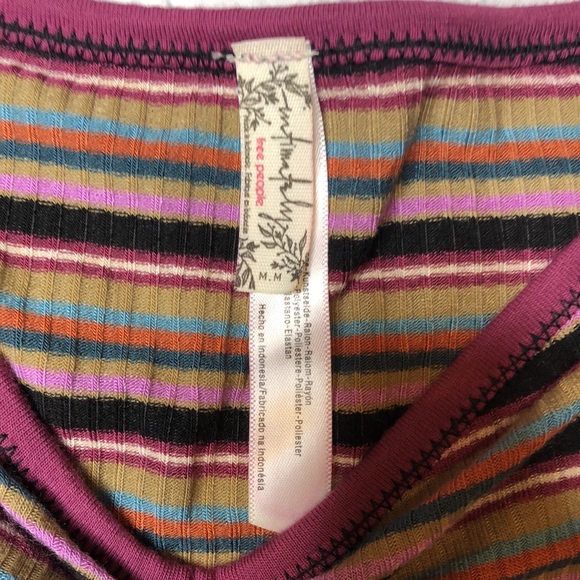 🔹Free People Striped Bodysuit - Picture 4 of 5